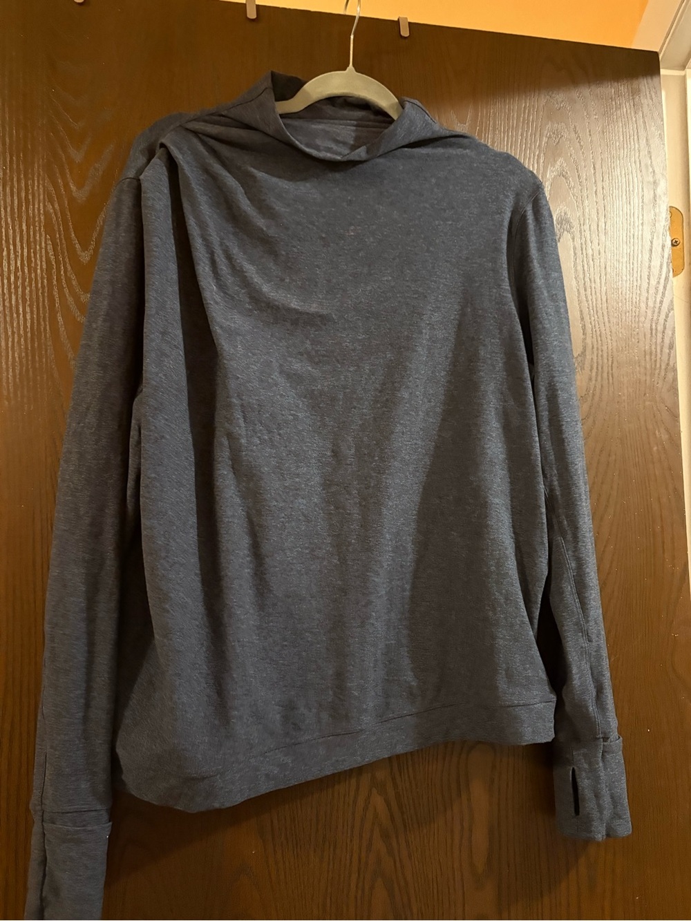lululemon athletica Heathered Dark Navy Pullover Top
